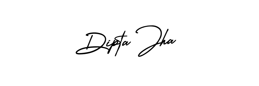 Use a signature maker to create a handwritten signature online. With this signature software, you can design (AmerikaSignatureDemo-Regular) your own signature for name Dipta Jha. Dipta Jha signature style 3 images and pictures png