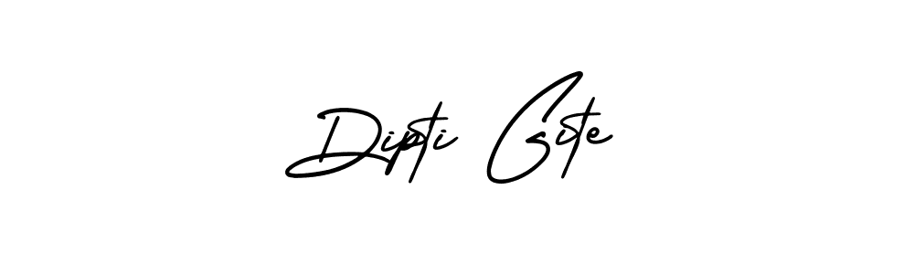 Also You can easily find your signature by using the search form. We will create Dipti Gite name handwritten signature images for you free of cost using AmerikaSignatureDemo-Regular sign style. Dipti Gite signature style 3 images and pictures png