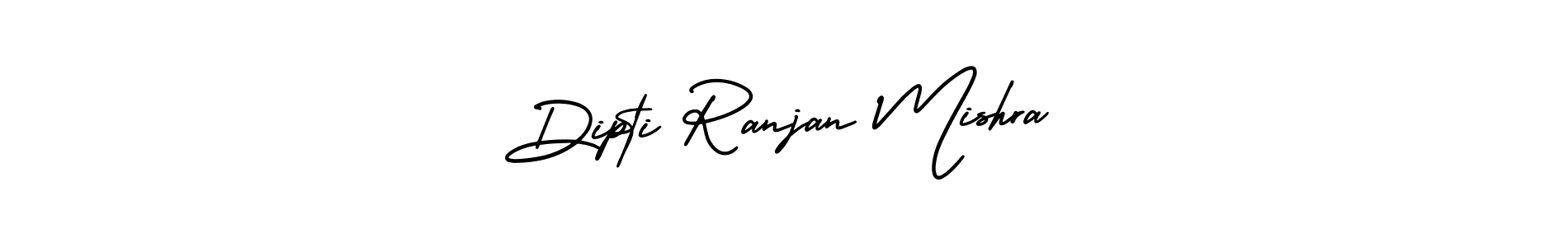 Make a beautiful signature design for name Dipti Ranjan Mishra. With this signature (AmerikaSignatureDemo-Regular) style, you can create a handwritten signature for free. Dipti Ranjan Mishra signature style 3 images and pictures png