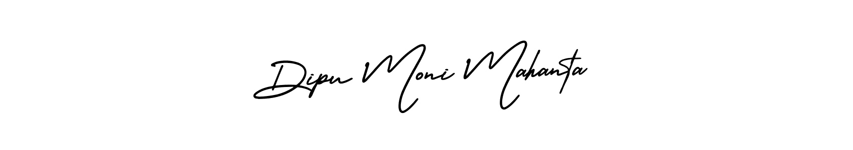 Create a beautiful signature design for name Dipu Moni Mahanta. With this signature (AmerikaSignatureDemo-Regular) fonts, you can make a handwritten signature for free. Dipu Moni Mahanta signature style 3 images and pictures png