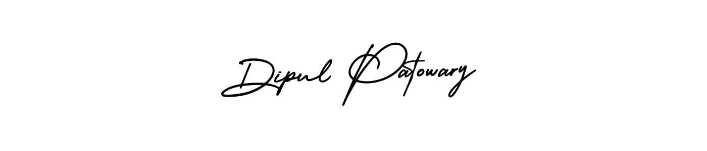 Make a short Dipul Patowary signature style. Manage your documents anywhere anytime using AmerikaSignatureDemo-Regular. Create and add eSignatures, submit forms, share and send files easily. Dipul Patowary signature style 3 images and pictures png