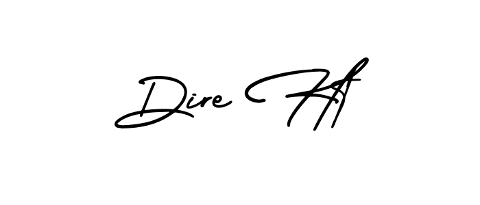 Make a beautiful signature design for name Dire Ht. Use this online signature maker to create a handwritten signature for free. Dire Ht signature style 3 images and pictures png