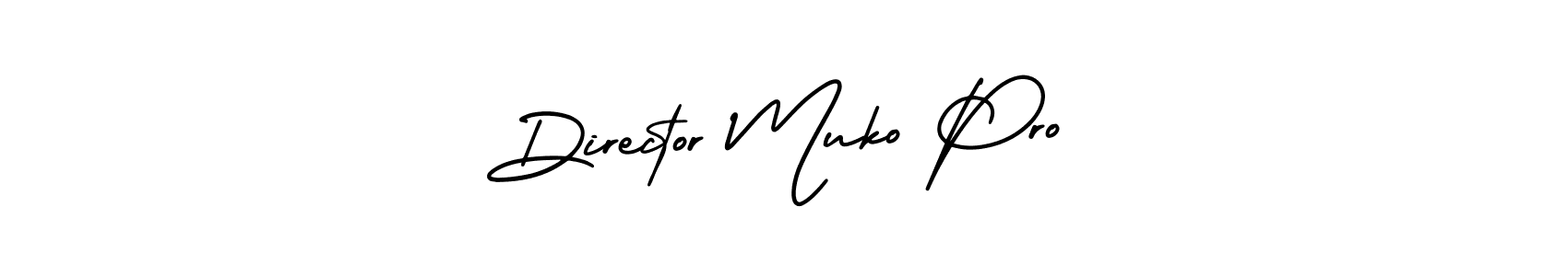 Make a beautiful signature design for name Director Muko Pro. With this signature (AmerikaSignatureDemo-Regular) style, you can create a handwritten signature for free. Director Muko Pro signature style 3 images and pictures png