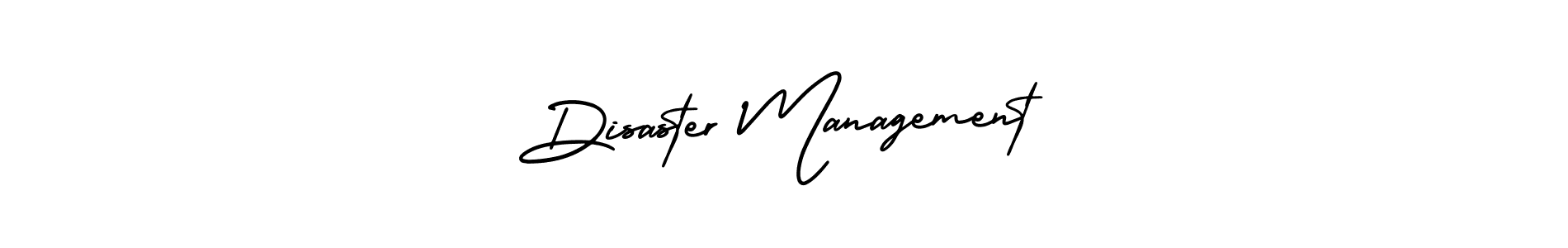 Create a beautiful signature design for name Disaster Management. With this signature (AmerikaSignatureDemo-Regular) fonts, you can make a handwritten signature for free. Disaster Management signature style 3 images and pictures png