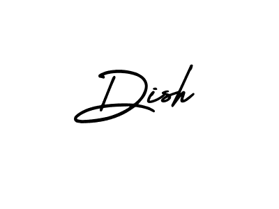 How to make Dish name signature. Use AmerikaSignatureDemo-Regular style for creating short signs online. This is the latest handwritten sign. Dish signature style 3 images and pictures png