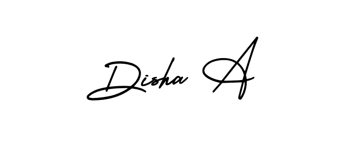 Similarly AmerikaSignatureDemo-Regular is the best handwritten signature design. Signature creator online .You can use it as an online autograph creator for name Disha A. Disha A signature style 3 images and pictures png