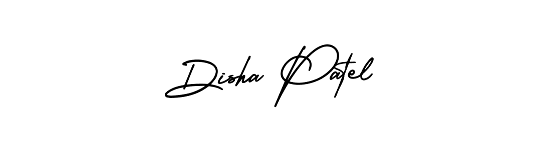 Make a beautiful signature design for name Disha Patel. With this signature (AmerikaSignatureDemo-Regular) style, you can create a handwritten signature for free. Disha Patel signature style 3 images and pictures png