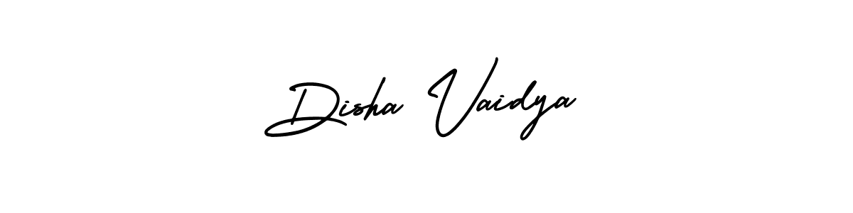 Create a beautiful signature design for name Disha Vaidya. With this signature (AmerikaSignatureDemo-Regular) fonts, you can make a handwritten signature for free. Disha Vaidya signature style 3 images and pictures png