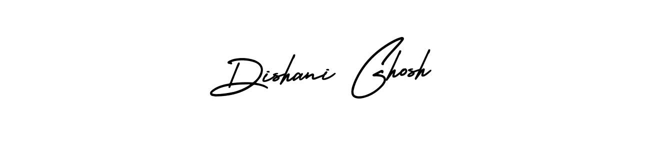 How to make Dishani Ghosh signature? AmerikaSignatureDemo-Regular is a professional autograph style. Create handwritten signature for Dishani Ghosh name. Dishani Ghosh signature style 3 images and pictures png