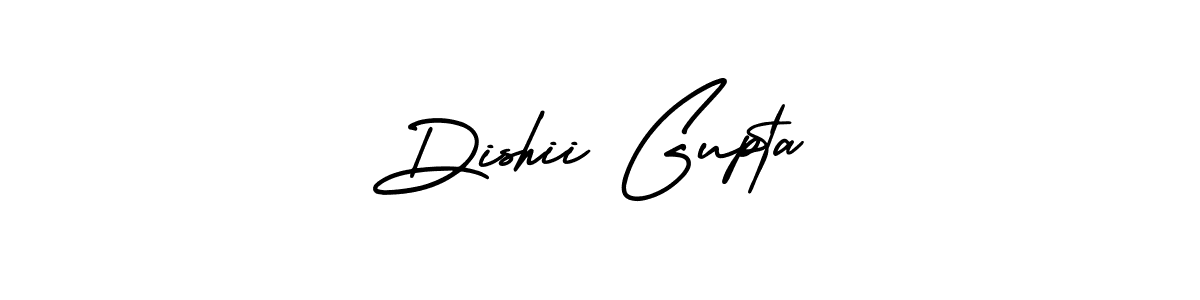 How to make Dishii Gupta signature? AmerikaSignatureDemo-Regular is a professional autograph style. Create handwritten signature for Dishii Gupta name. Dishii Gupta signature style 3 images and pictures png