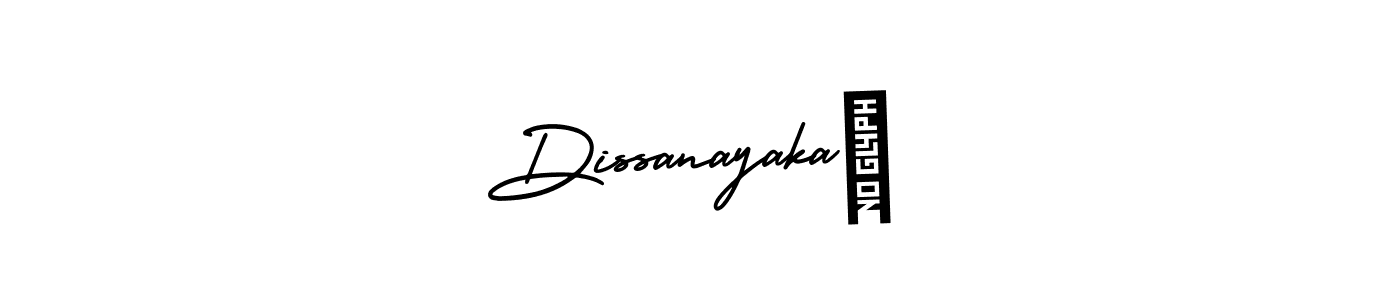 Create a beautiful signature design for name Dissanayaka♡. With this signature (AmerikaSignatureDemo-Regular) fonts, you can make a handwritten signature for free. Dissanayaka♡ signature style 3 images and pictures png