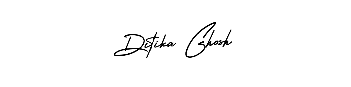 How to Draw Ditika Ghosh signature style? AmerikaSignatureDemo-Regular is a latest design signature styles for name Ditika Ghosh. Ditika Ghosh signature style 3 images and pictures png