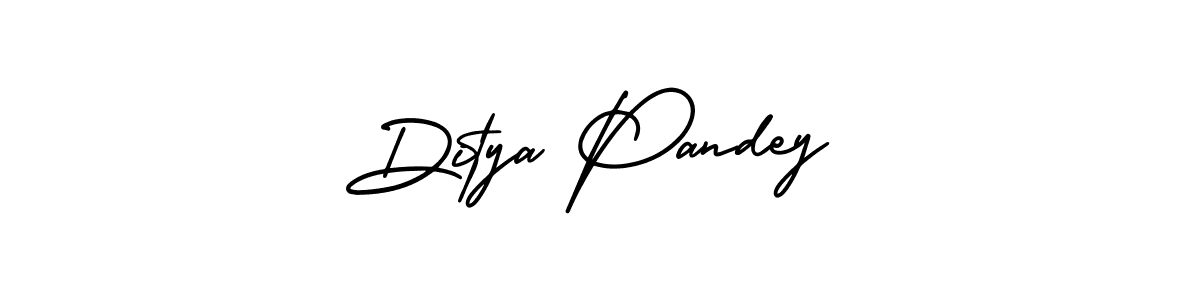 Use a signature maker to create a handwritten signature online. With this signature software, you can design (AmerikaSignatureDemo-Regular) your own signature for name Ditya Pandey. Ditya Pandey signature style 3 images and pictures png