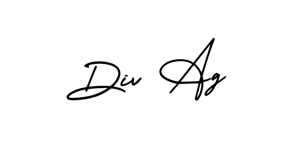 Make a short Div Ag signature style. Manage your documents anywhere anytime using AmerikaSignatureDemo-Regular. Create and add eSignatures, submit forms, share and send files easily. Div Ag signature style 3 images and pictures png