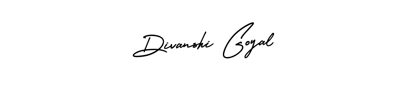 Make a beautiful signature design for name Divanshi Goyal. Use this online signature maker to create a handwritten signature for free. Divanshi Goyal signature style 3 images and pictures png