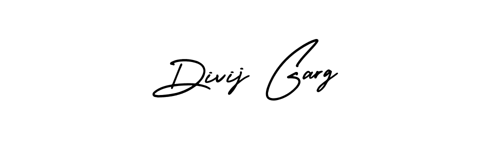 The best way (AmerikaSignatureDemo-Regular) to make a short signature is to pick only two or three words in your name. The name Divij Garg include a total of six letters. For converting this name. Divij Garg signature style 3 images and pictures png