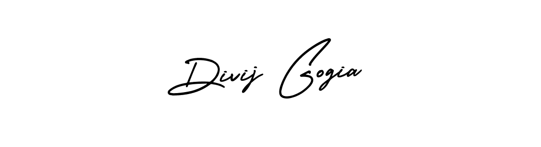 It looks lik you need a new signature style for name Divij Gogia. Design unique handwritten (AmerikaSignatureDemo-Regular) signature with our free signature maker in just a few clicks. Divij Gogia signature style 3 images and pictures png