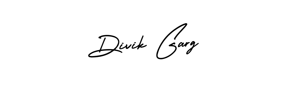 Create a beautiful signature design for name Divik Garg. With this signature (AmerikaSignatureDemo-Regular) fonts, you can make a handwritten signature for free. Divik Garg signature style 3 images and pictures png