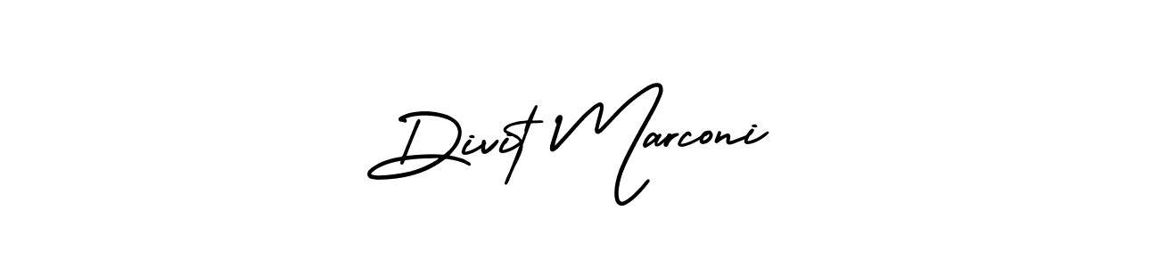 Create a beautiful signature design for name Divit Marconi. With this signature (AmerikaSignatureDemo-Regular) fonts, you can make a handwritten signature for free. Divit Marconi signature style 3 images and pictures png