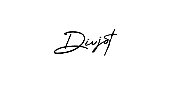 Make a beautiful signature design for name Divjot. With this signature (AmerikaSignatureDemo-Regular) style, you can create a handwritten signature for free. Divjot signature style 3 images and pictures png