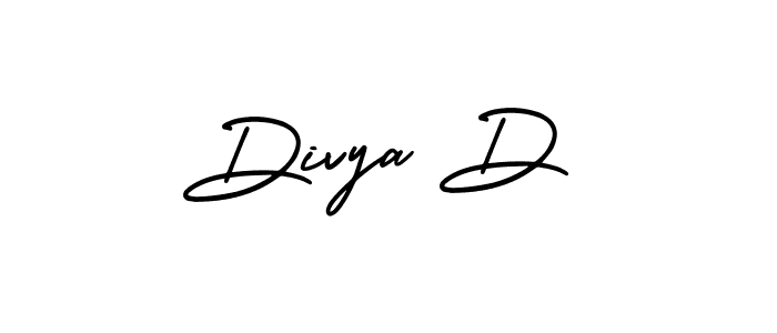 Also we have Divya D name is the best signature style. Create professional handwritten signature collection using AmerikaSignatureDemo-Regular autograph style. Divya D signature style 3 images and pictures png