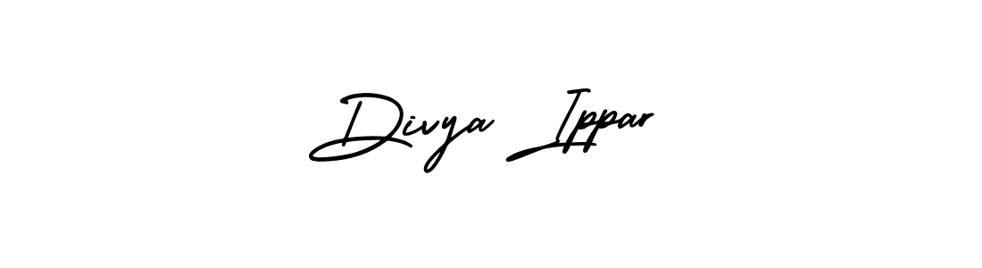 Use a signature maker to create a handwritten signature online. With this signature software, you can design (AmerikaSignatureDemo-Regular) your own signature for name Divya Ippar. Divya Ippar signature style 3 images and pictures png