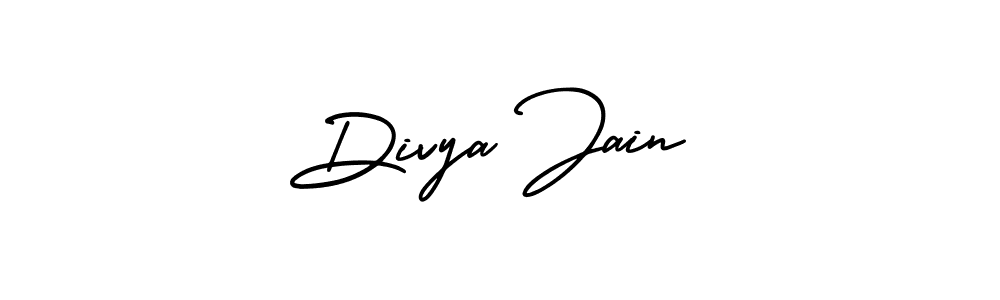 AmerikaSignatureDemo-Regular is a professional signature style that is perfect for those who want to add a touch of class to their signature. It is also a great choice for those who want to make their signature more unique. Get Divya Jain name to fancy signature for free. Divya Jain signature style 3 images and pictures png