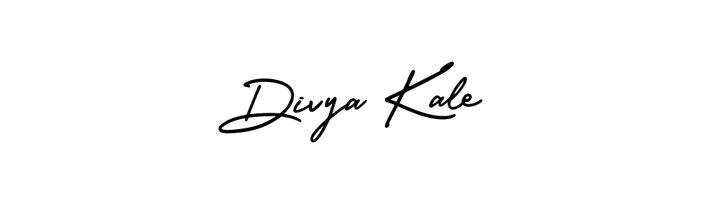 Design your own signature with our free online signature maker. With this signature software, you can create a handwritten (AmerikaSignatureDemo-Regular) signature for name Divya Kale. Divya Kale signature style 3 images and pictures png