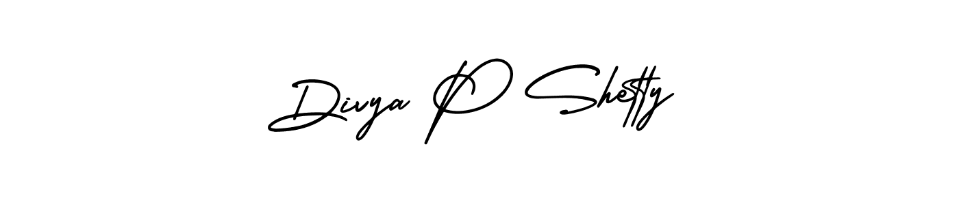 Make a short Divya P Shetty signature style. Manage your documents anywhere anytime using AmerikaSignatureDemo-Regular. Create and add eSignatures, submit forms, share and send files easily. Divya P Shetty signature style 3 images and pictures png