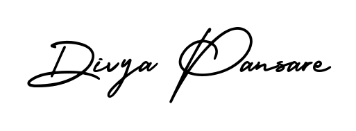Transform the name Divya Pansare into a signature masterpiece using AmerikaSignatureDemo-Regular font. Ideal for photographers, artists, and creators looking for watermarks. Divya Pansare signature style 3 images and pictures png