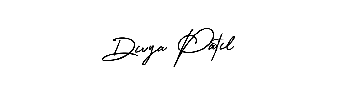 Create a beautiful signature design for name Divya Patil. With this signature (AmerikaSignatureDemo-Regular) fonts, you can make a handwritten signature for free. Divya Patil signature style 3 images and pictures png