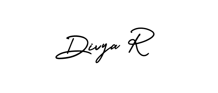 Make a short Divya R signature style. Manage your documents anywhere anytime using AmerikaSignatureDemo-Regular. Create and add eSignatures, submit forms, share and send files easily. Divya R signature style 3 images and pictures png