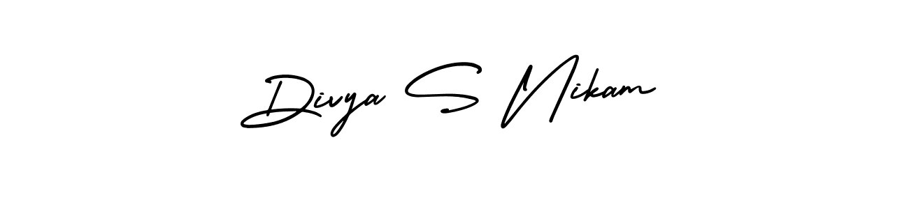 See photos of Divya S Nikam official signature by Spectra . Check more albums & portfolios. Read reviews & check more about AmerikaSignatureDemo-Regular font. Divya S Nikam signature style 3 images and pictures png