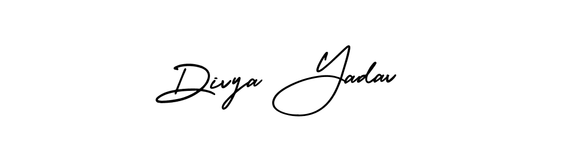 Also You can easily find your signature by using the search form. We will create Divya Yadav name handwritten signature images for you free of cost using AmerikaSignatureDemo-Regular sign style. Divya Yadav signature style 3 images and pictures png
