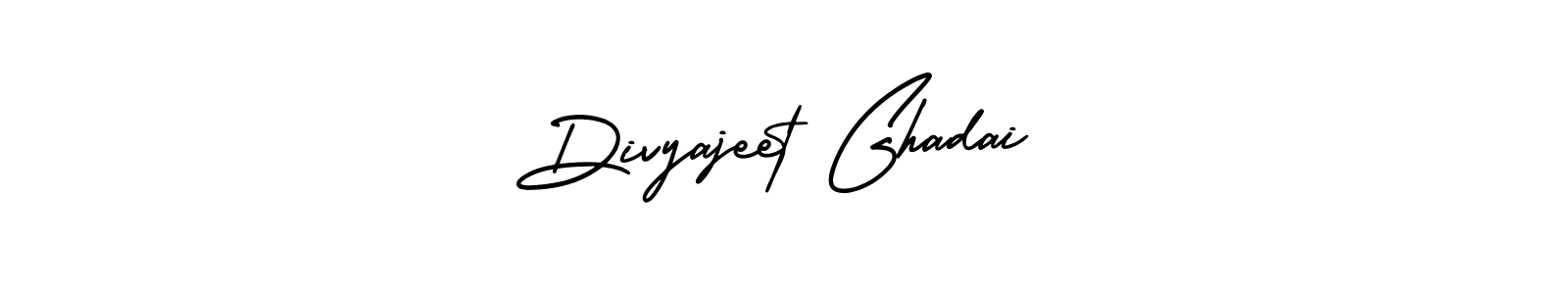 Make a beautiful signature design for name Divyajeet Ghadai. With this signature (AmerikaSignatureDemo-Regular) style, you can create a handwritten signature for free. Divyajeet Ghadai signature style 3 images and pictures png