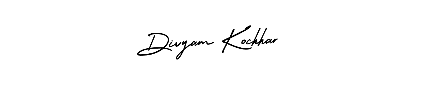 This is the best signature style for the Divyam Kochhar name. Also you like these signature font (AmerikaSignatureDemo-Regular). Mix name signature. Divyam Kochhar signature style 3 images and pictures png