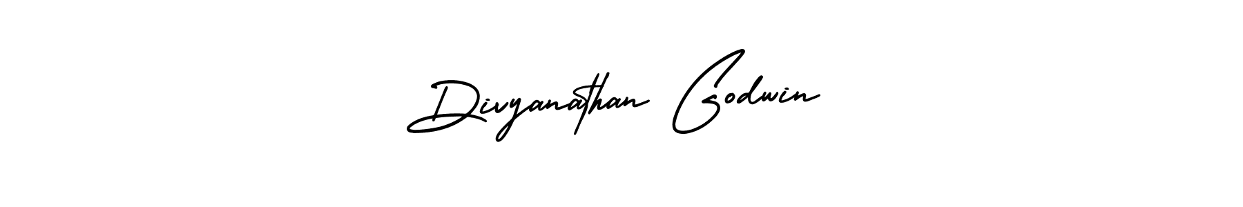 This is the best signature style for the Divyanathan Godwin name. Also you like these signature font (AmerikaSignatureDemo-Regular). Mix name signature. Divyanathan Godwin signature style 3 images and pictures png