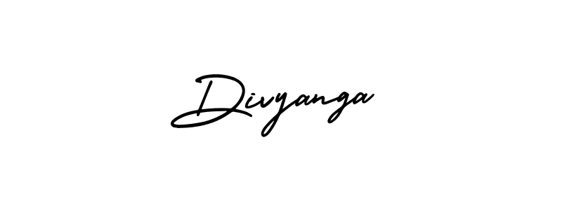 You should practise on your own different ways (AmerikaSignatureDemo-Regular) to write your name (Divyanga) in signature. don't let someone else do it for you. Divyanga signature style 3 images and pictures png