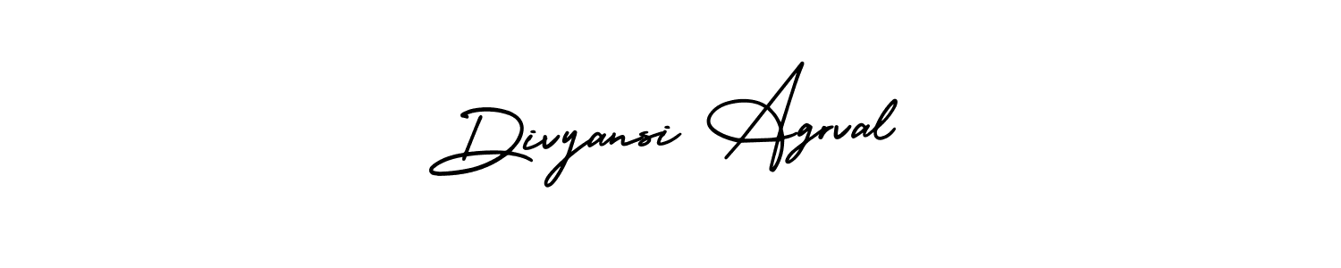 Make a short Divyansi Agrval signature style. Manage your documents anywhere anytime using AmerikaSignatureDemo-Regular. Create and add eSignatures, submit forms, share and send files easily. Divyansi Agrval signature style 3 images and pictures png