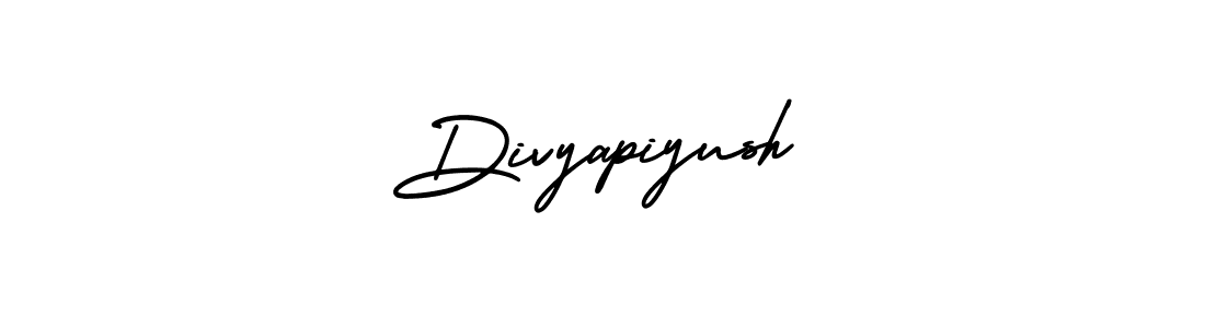 Create a beautiful signature design for name Divyapiyush. With this signature (AmerikaSignatureDemo-Regular) fonts, you can make a handwritten signature for free. Divyapiyush signature style 3 images and pictures png