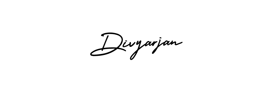 Use a signature maker to create a handwritten signature online. With this signature software, you can design (AmerikaSignatureDemo-Regular) your own signature for name Divyarjan. Divyarjan signature style 3 images and pictures png