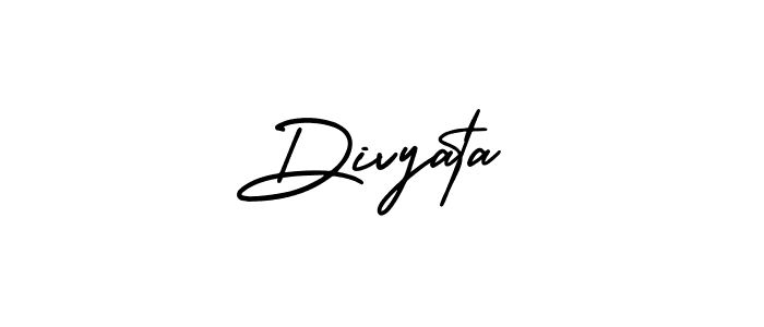 Also we have Divyata name is the best signature style. Create professional handwritten signature collection using AmerikaSignatureDemo-Regular autograph style. Divyata signature style 3 images and pictures png