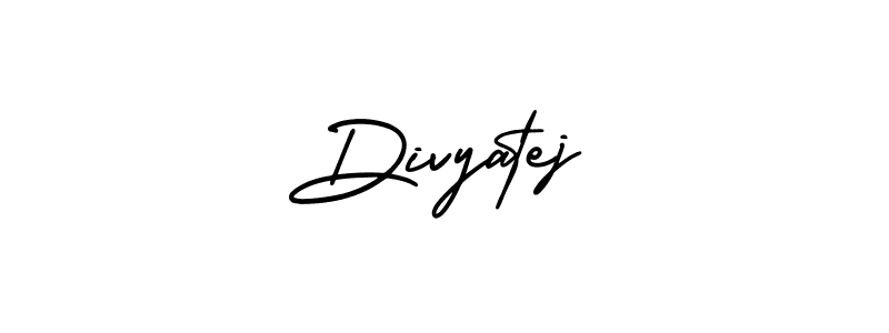 Use a signature maker to create a handwritten signature online. With this signature software, you can design (AmerikaSignatureDemo-Regular) your own signature for name Divyatej. Divyatej signature style 3 images and pictures png