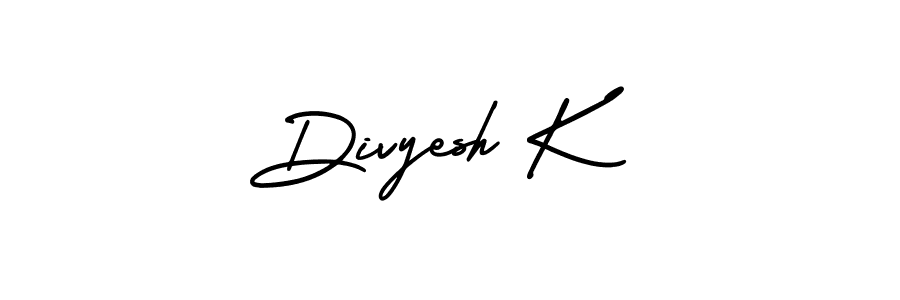 This is the best signature style for the Divyesh K name. Also you like these signature font (AmerikaSignatureDemo-Regular). Mix name signature. Divyesh K signature style 3 images and pictures png