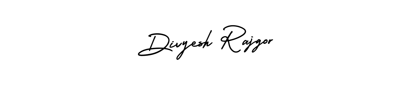 Design your own signature with our free online signature maker. With this signature software, you can create a handwritten (AmerikaSignatureDemo-Regular) signature for name Divyesh Rajgor. Divyesh Rajgor signature style 3 images and pictures png