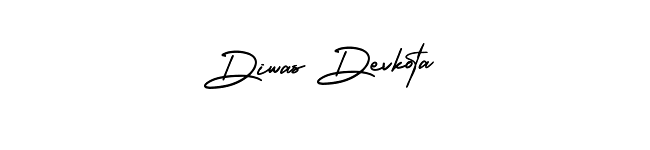 Design your own signature with our free online signature maker. With this signature software, you can create a handwritten (AmerikaSignatureDemo-Regular) signature for name Diwas Devkota. Diwas Devkota signature style 3 images and pictures png