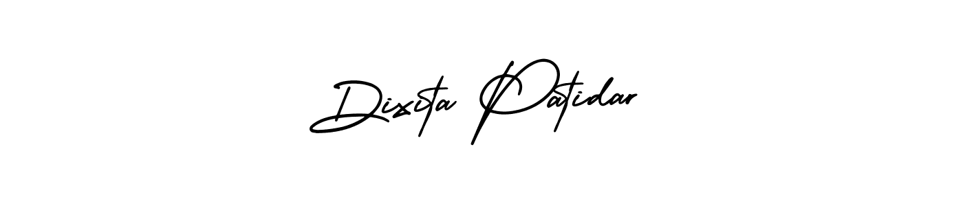 How to make Dixita Patidar name signature. Use AmerikaSignatureDemo-Regular style for creating short signs online. This is the latest handwritten sign. Dixita Patidar signature style 3 images and pictures png