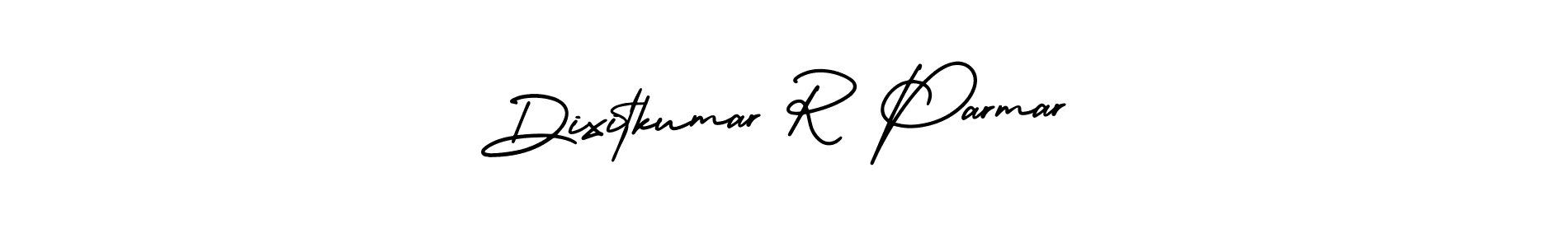 if you are searching for the best signature style for your name Dixitkumar R Parmar. so please give up your signature search. here we have designed multiple signature styles  using AmerikaSignatureDemo-Regular. Dixitkumar R Parmar signature style 3 images and pictures png