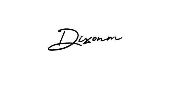 Design your own signature with our free online signature maker. With this signature software, you can create a handwritten (AmerikaSignatureDemo-Regular) signature for name Dixonm. Dixonm signature style 3 images and pictures png