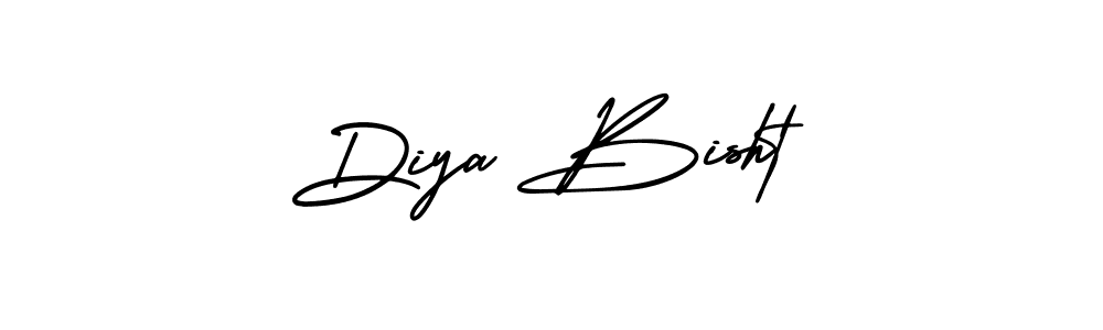 Similarly AmerikaSignatureDemo-Regular is the best handwritten signature design. Signature creator online .You can use it as an online autograph creator for name Diya Bisht. Diya Bisht signature style 3 images and pictures png